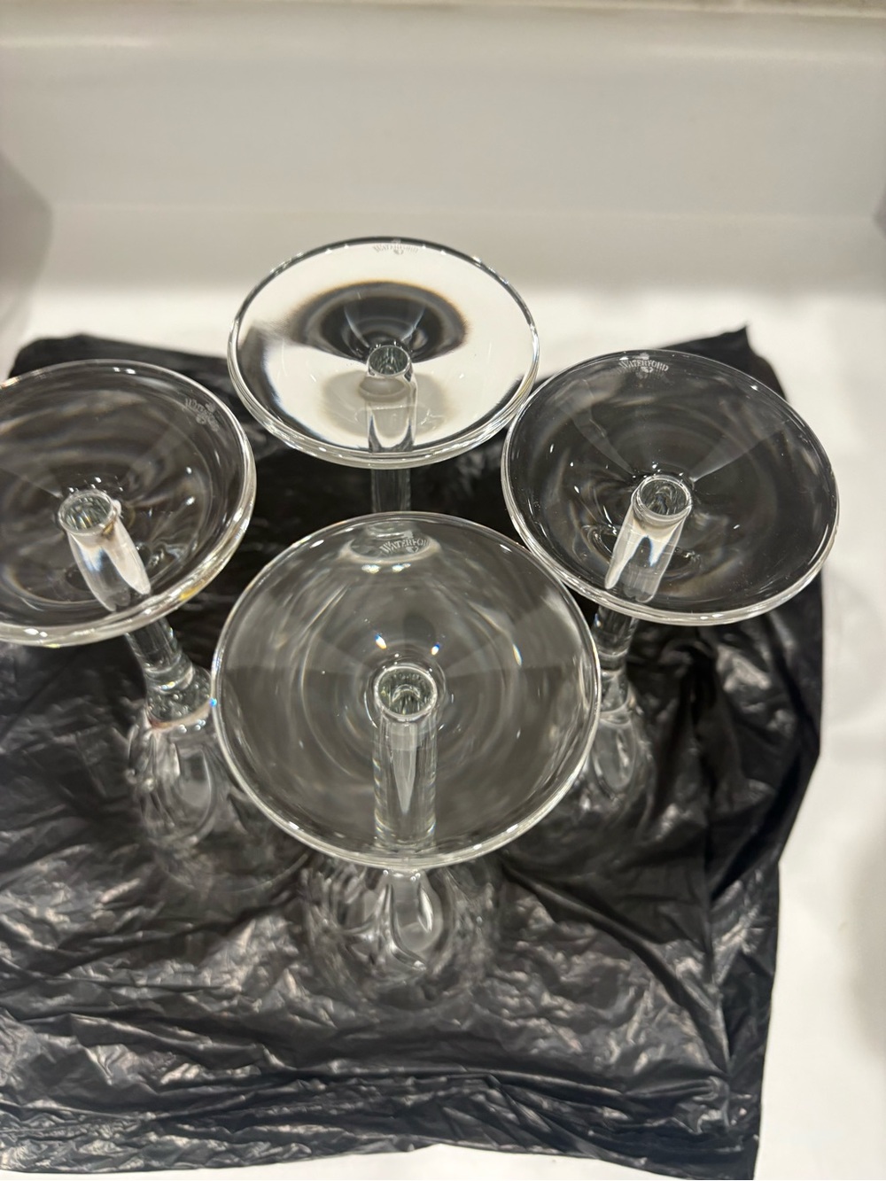 Waterford Crystal glasses set of four Merrill Pattern - Picture 7 of 8